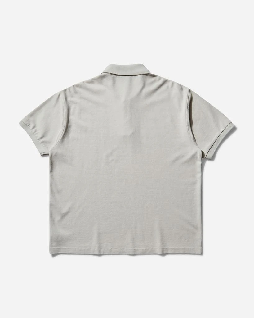 STUSSY Men's Classic Pique Polo Off White 2
