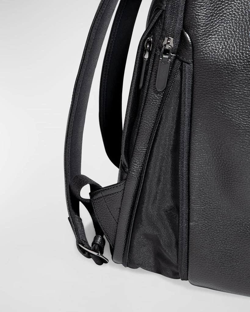 Hook + Albert Men's Leather Backpack with Padded Laptop Compartment 5