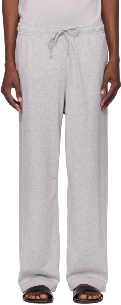SKIMS Gray Jersey Lounge Relaxed Straight Leg Sweatpants
