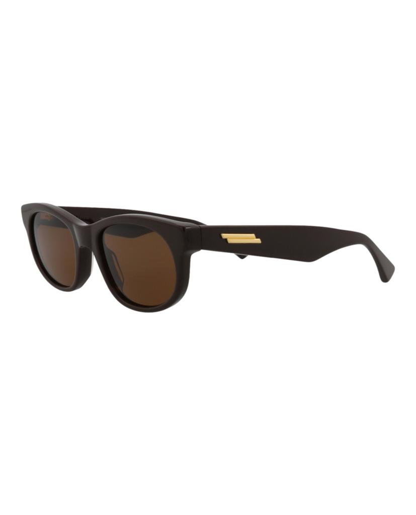 Bottega Veneta Round-Frame Acetate Sunglasses