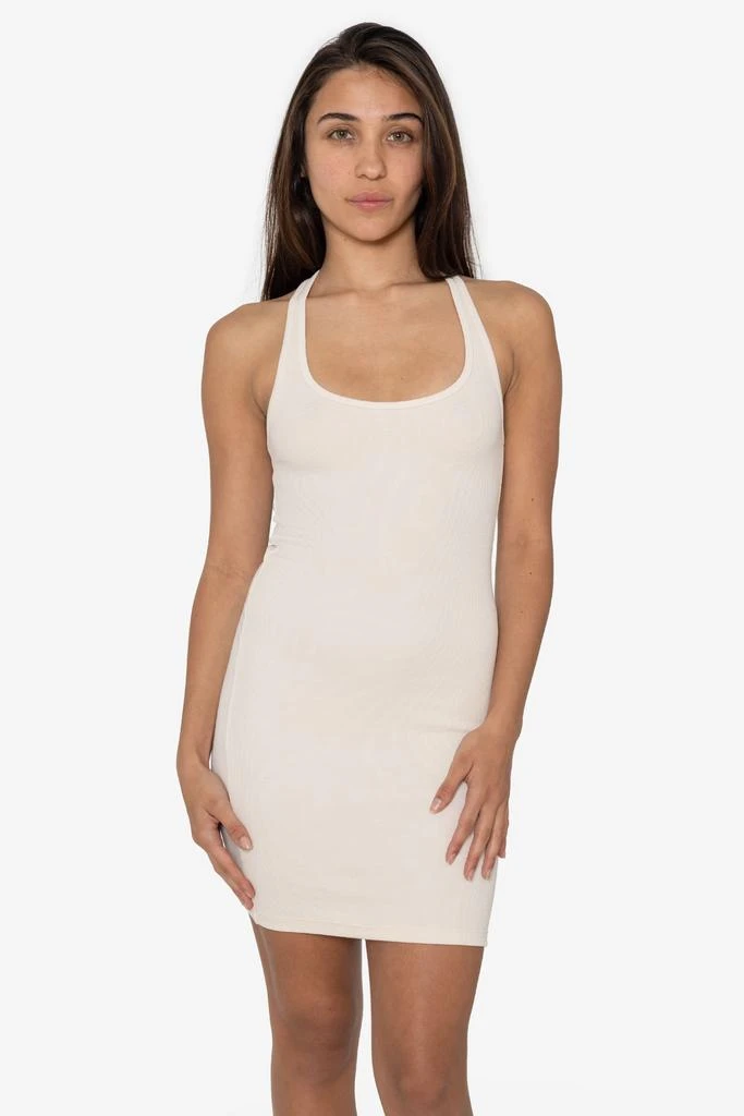 Los Angeles Apparel 3386GD-SH - Heavy 2x1 Rib Short-Length Racerback Dress 11