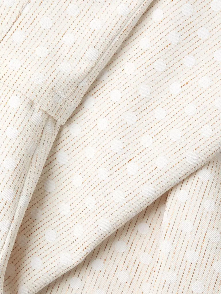 Tory Burch Geometric Linen-Blend Sheath Dress 6