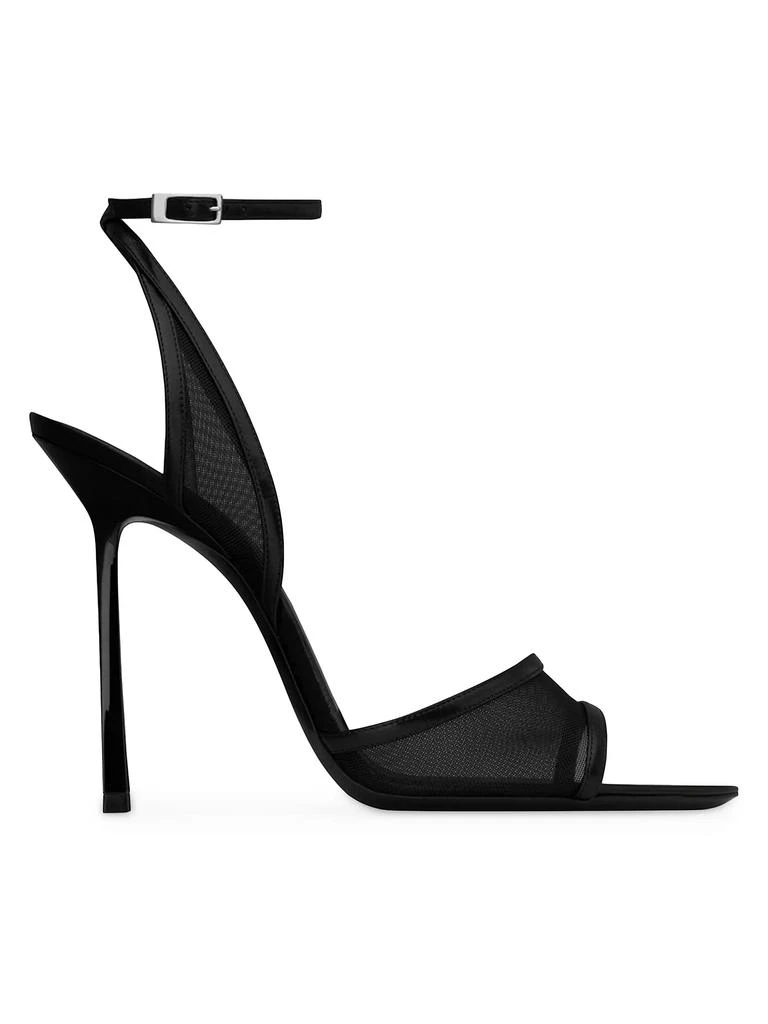 Yves Saint Laurent Missy Sandals In Tulle 1