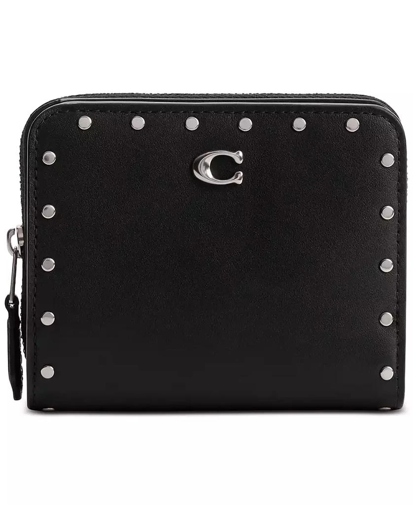 Coach Billfold Rivet Leather Wallet 1