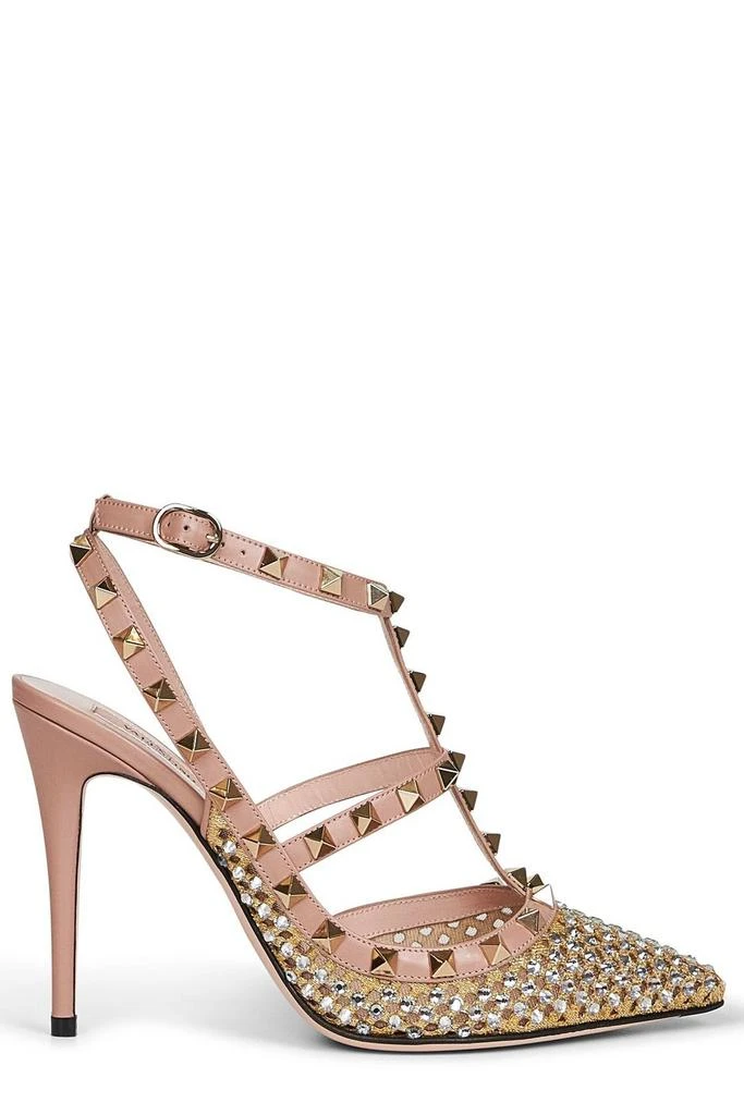 Valentino Valentino Garavani Rockstud Embellished Pointed Toe Pumps 1