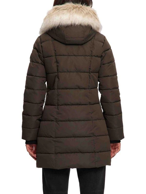 NOIZE Hannah Faux Fur-Trim Parka 2