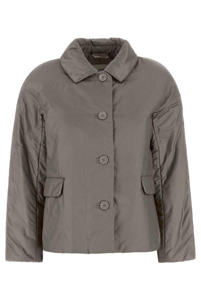 MAX MARA THE CUBE Max Mara The Cube Greens Button-Up Padded Jacket