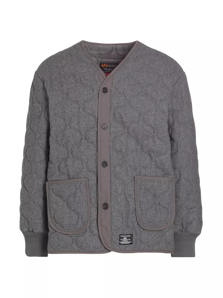 Alpha Industries ALS/92 Liner Quilted Wool Bomber Jacket 1