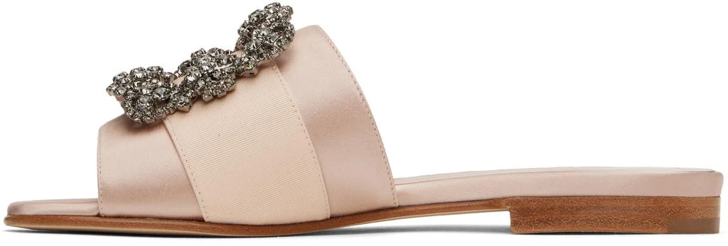 Manolo Blahnik Beige Martamod Sandals 3