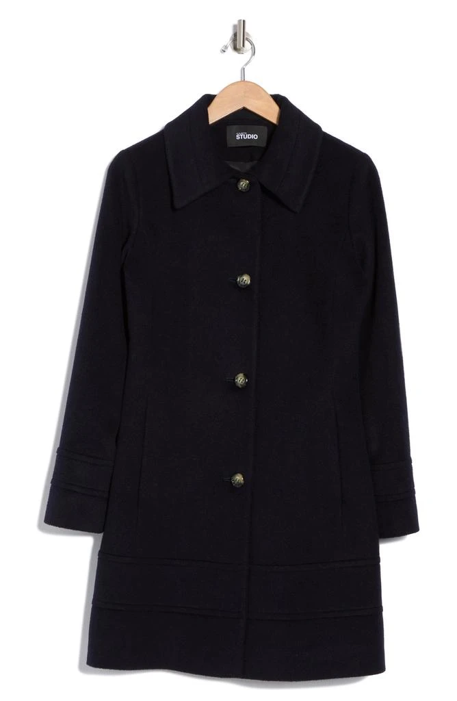 Fleurette Wool Blend Fit & Flare Coat 4