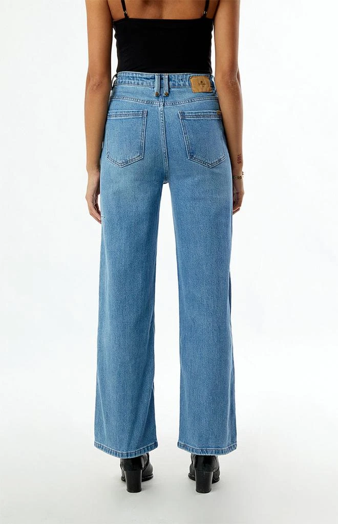 Thrills Cherry Stretch High Waisted Straight Leg Jeans 4