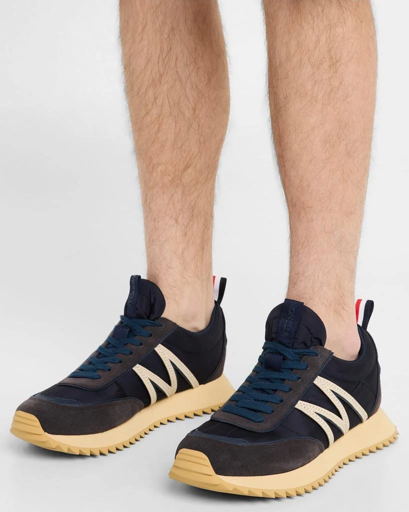 Moncler Men
s Pacey Nylon and Suede Runner Sneakers 2