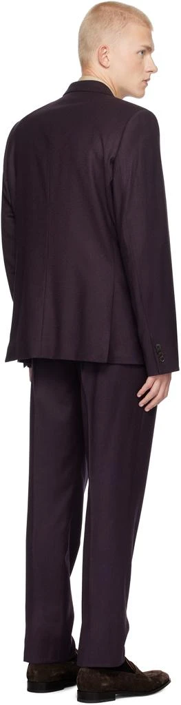 Paul Smith Purple Overdyed Wool-Cashmere Flannel Suit 3