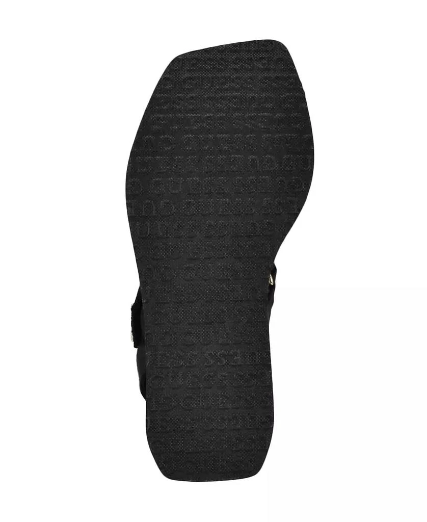GUESS Women's Daysa Quattro-G Strappy Eva Wedge Sandals 5