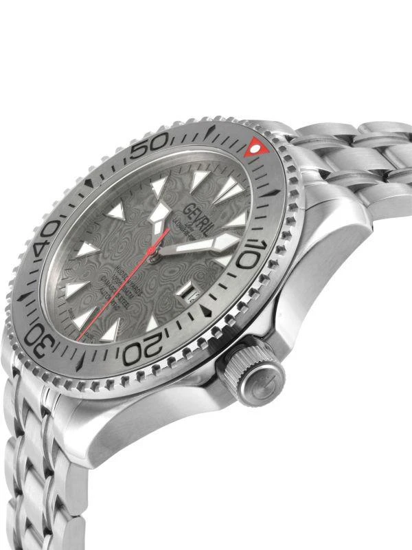 Gevril Hudson Yards 43MM Stainless Steel Automatic Bracelet Watch 3