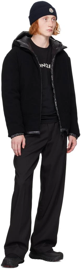 Moncler Black Bonded-Logo T-Shirt 5
