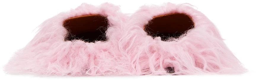 Marni SSENSE Exclusive Pink Fussbett Sabot Loafers 2