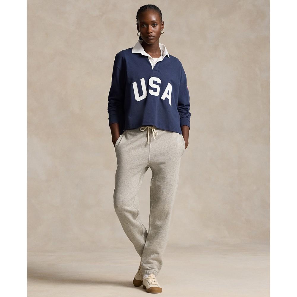 Polo Ralph Lauren Women's Team USA Cropped Rugby Shirt