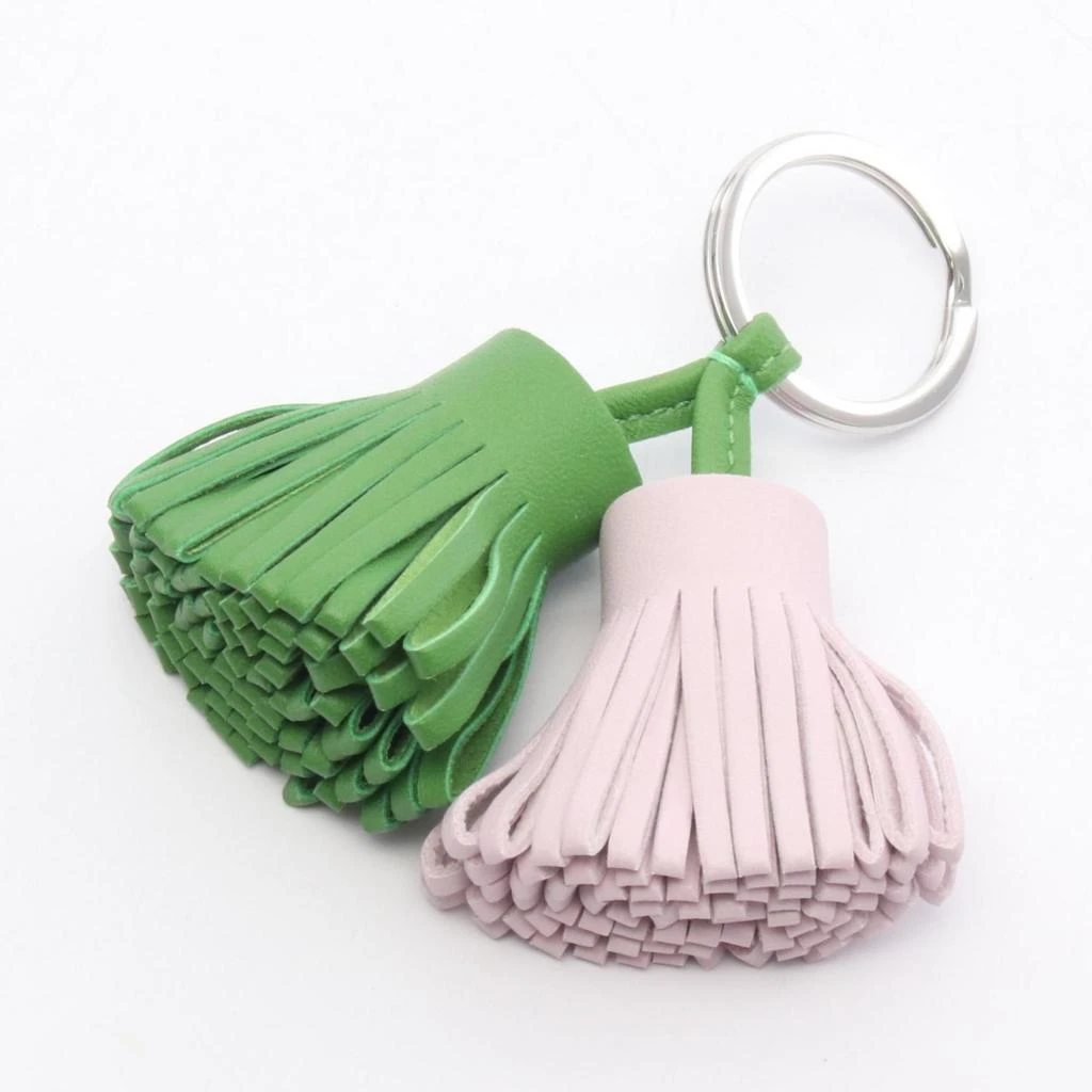 Hermes pink Agneau Milo Handbag Charm (Pre-Owned)