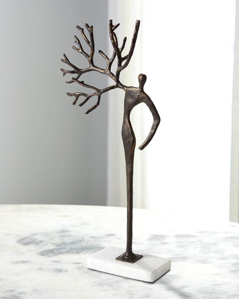 William D Scott Branch Man Sculpture