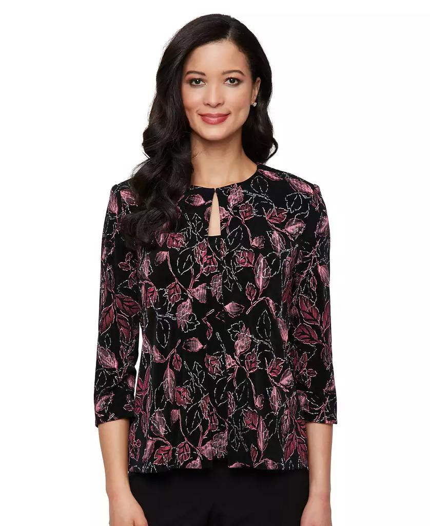 Alex Evenings Petite 2-Pc. 3/4-Sleeve Jacket & Top Set