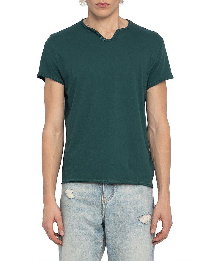 ZADIG & VOLTAIRE Monastir Split Collar Tee