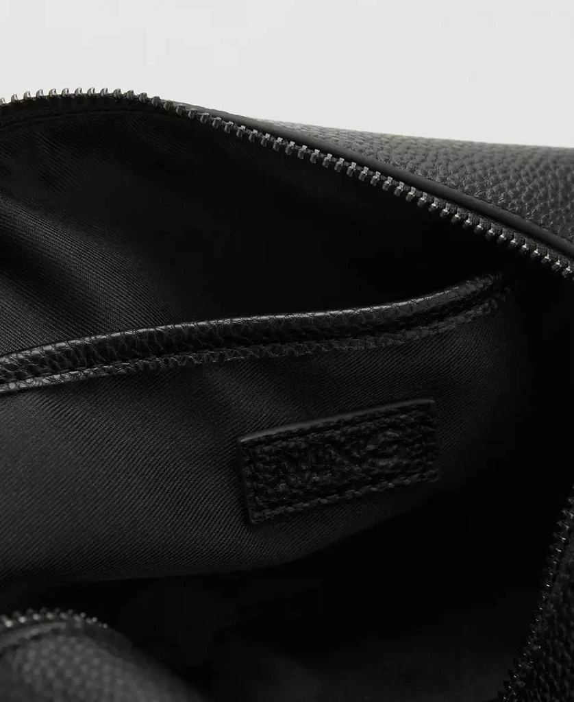 Mango Men
s Contrast-Strap Pebbled Cosmetic Bag 4