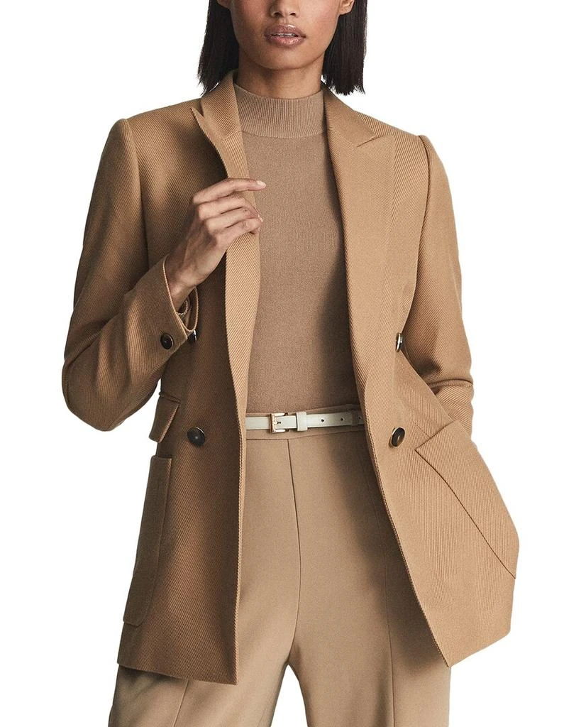 REISS Larsson Twill Wool-Blend Jacket 1