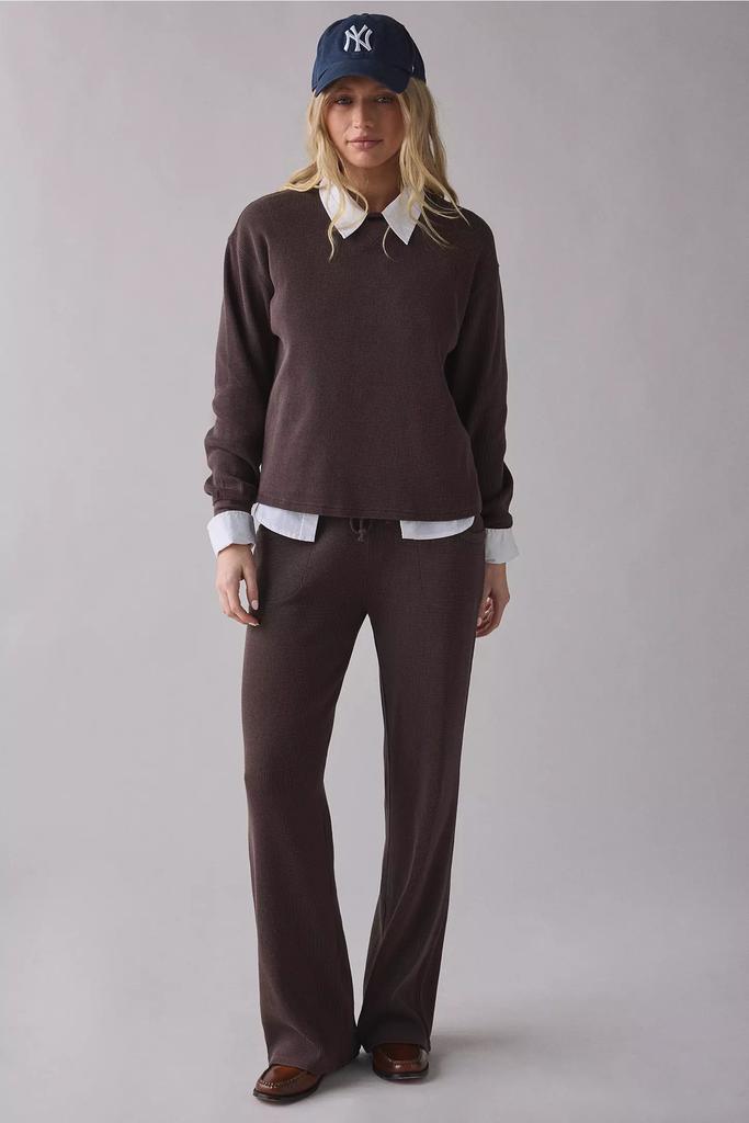 Frankies Bikinis Frankies Bikinis Noah Walnut Thermal Long Sleeve Tee