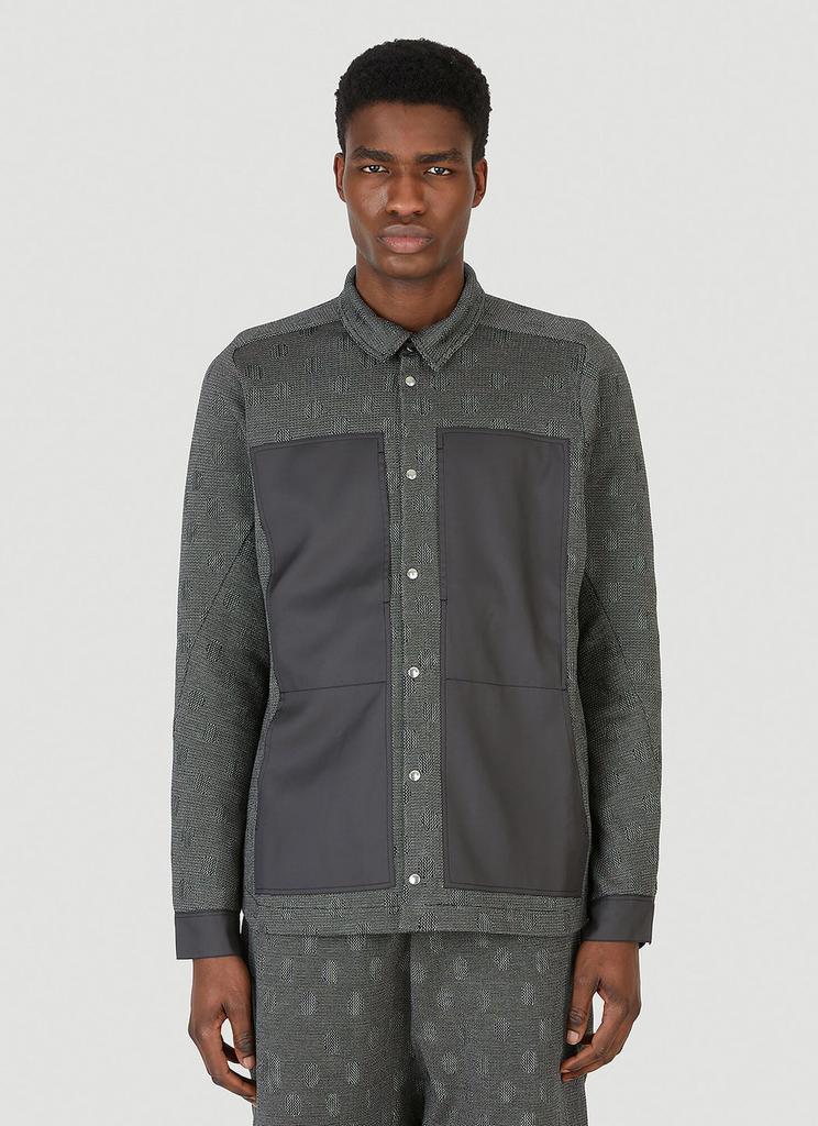 BYBORRE BYBORRE Multi Panel Design Shirt