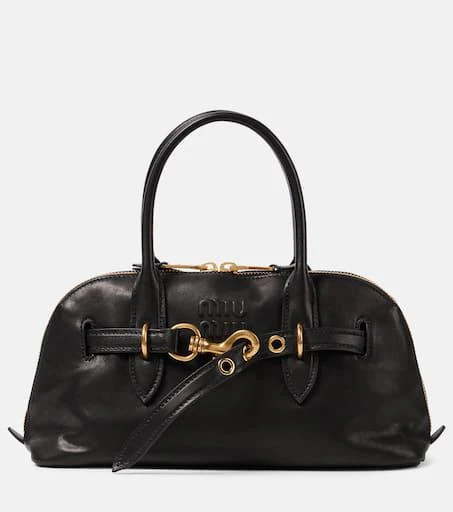 Miu Miu Aventure leather tote bag 1