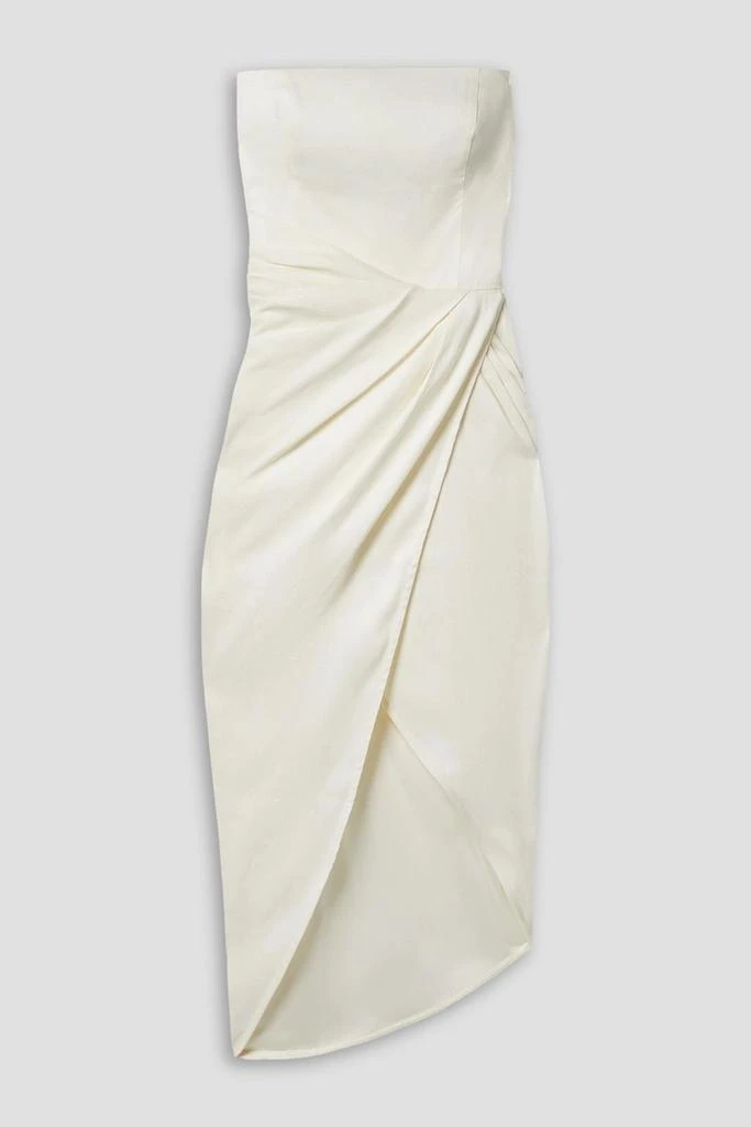 Shop Lica strapless wrap-effect linen-blend midi dress on Sale at  BeyondStyle  Get Lowest price in three month Lica strapless wrap-effect  linen-blend midi dress with Limited-Time Flash Deals, Exclusive Discounts,  and Special