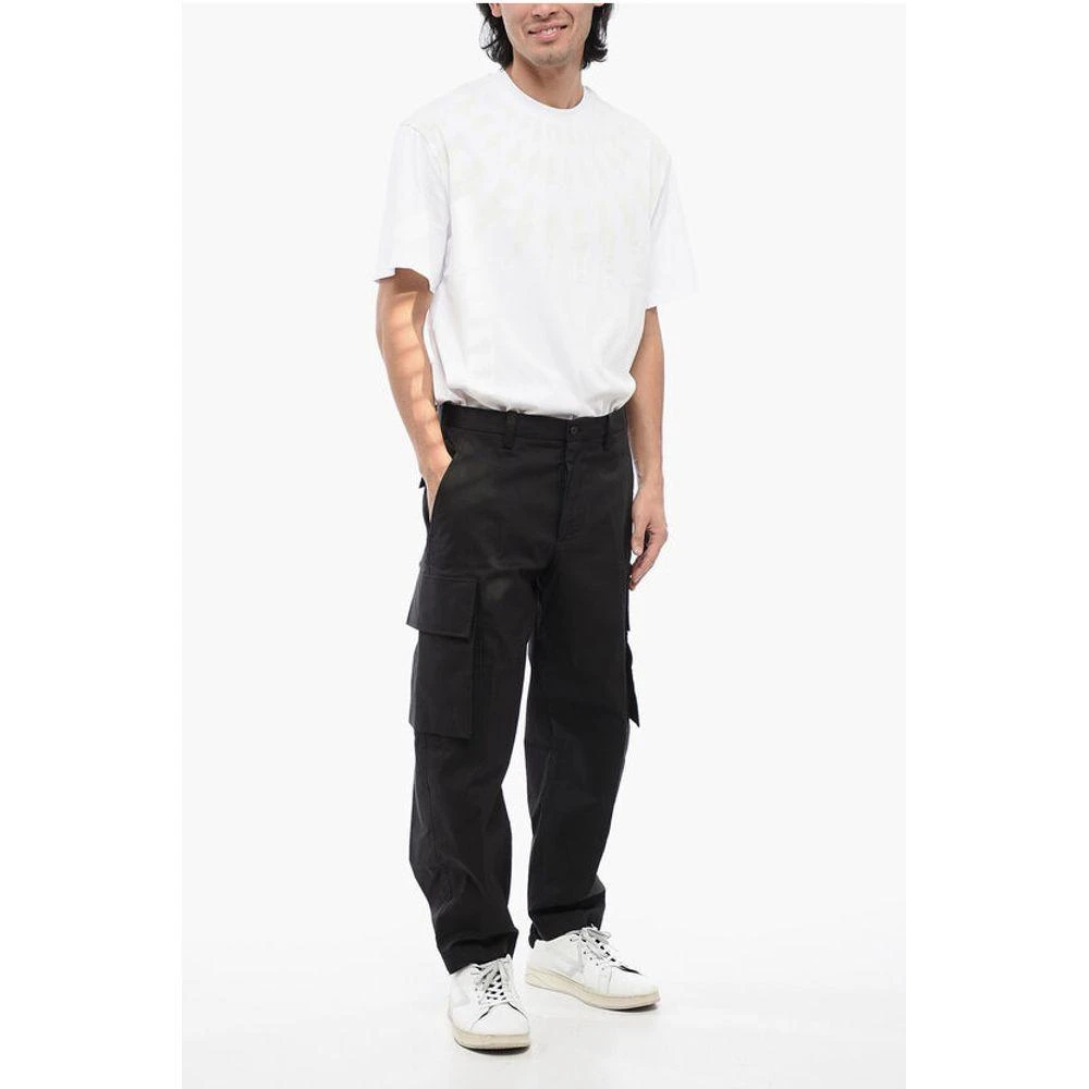 Neil Barrett Cotton Blend FIREMAN Loose Fit Cargo Men's Pants 4