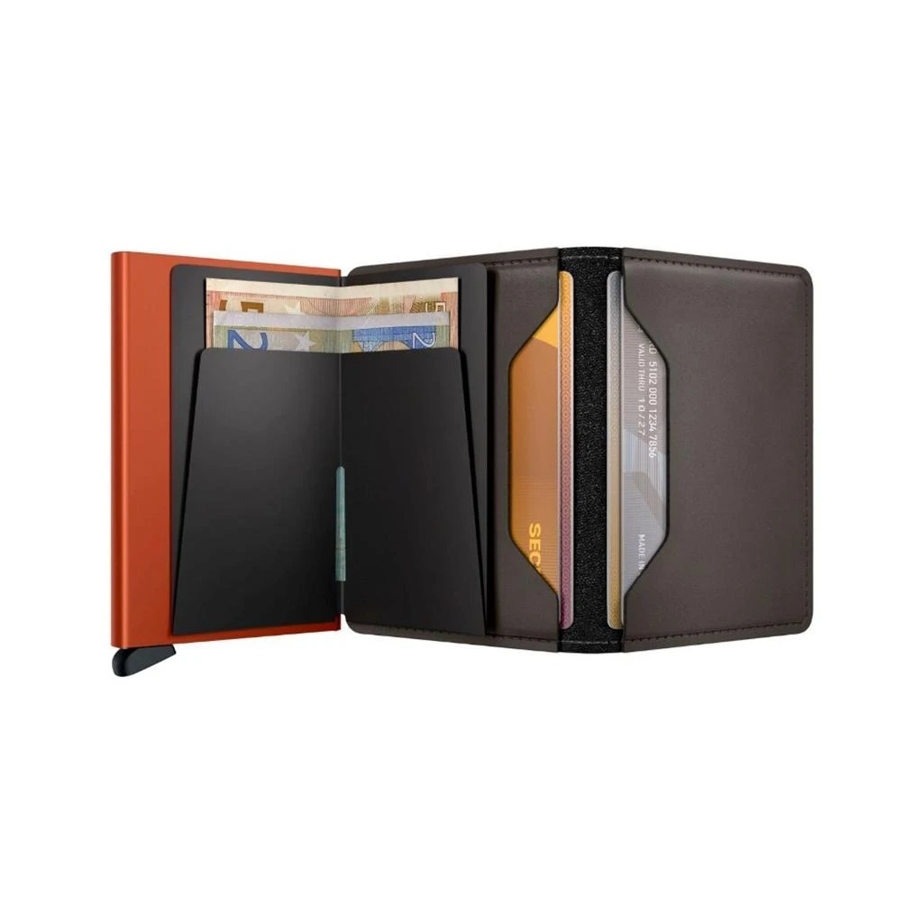 SECRID Sm - truffle & orange slim wallet - matte 3