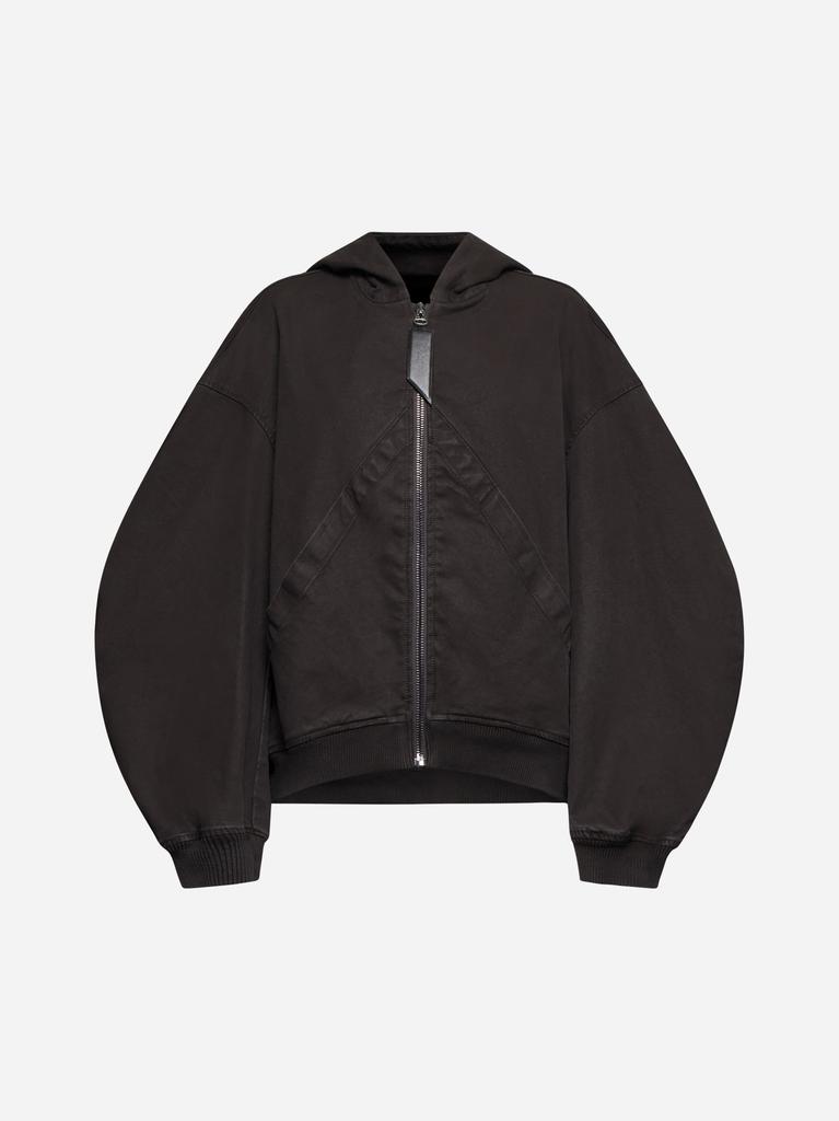 The Attico Oversized cotton bomber jacket