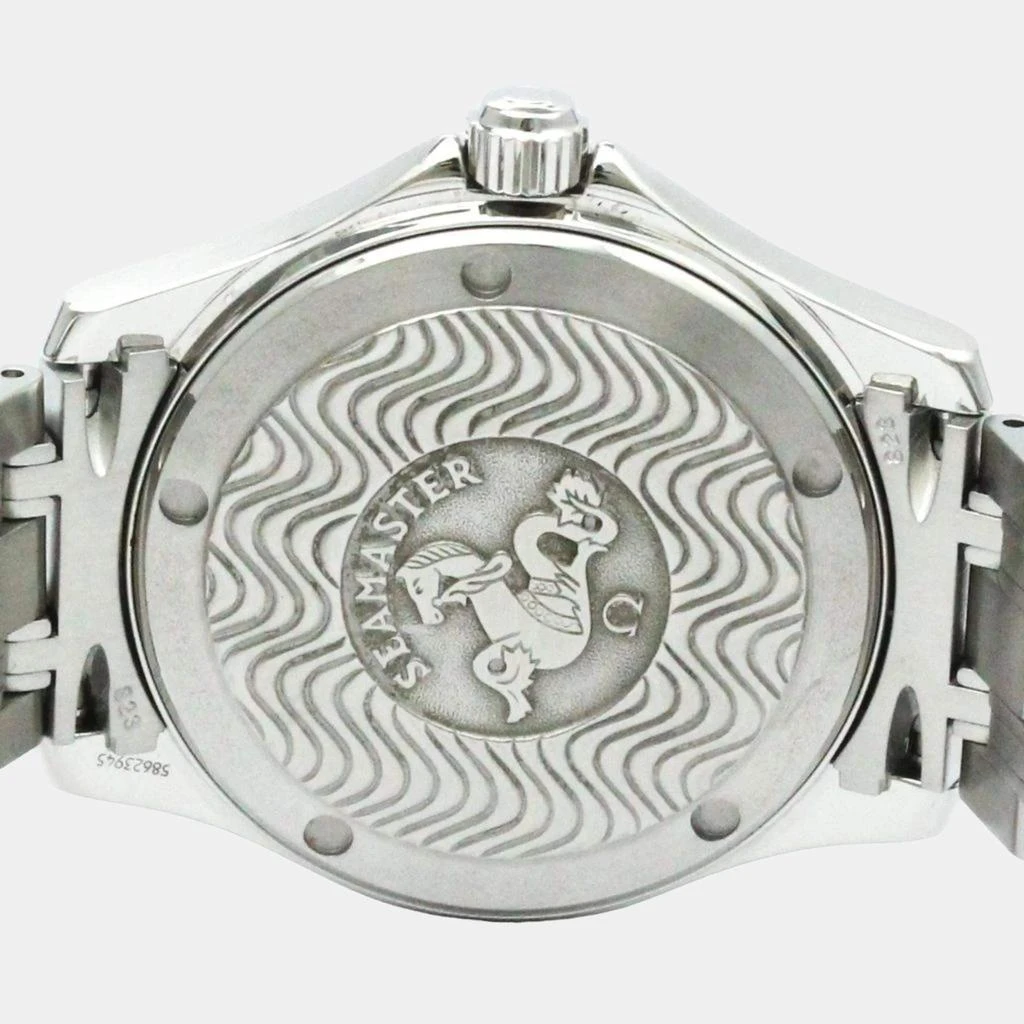 Omega Omega Blue Stainless Steel Seamaster 2511.92 Quartz Men's Wristwatch 36 mm 4