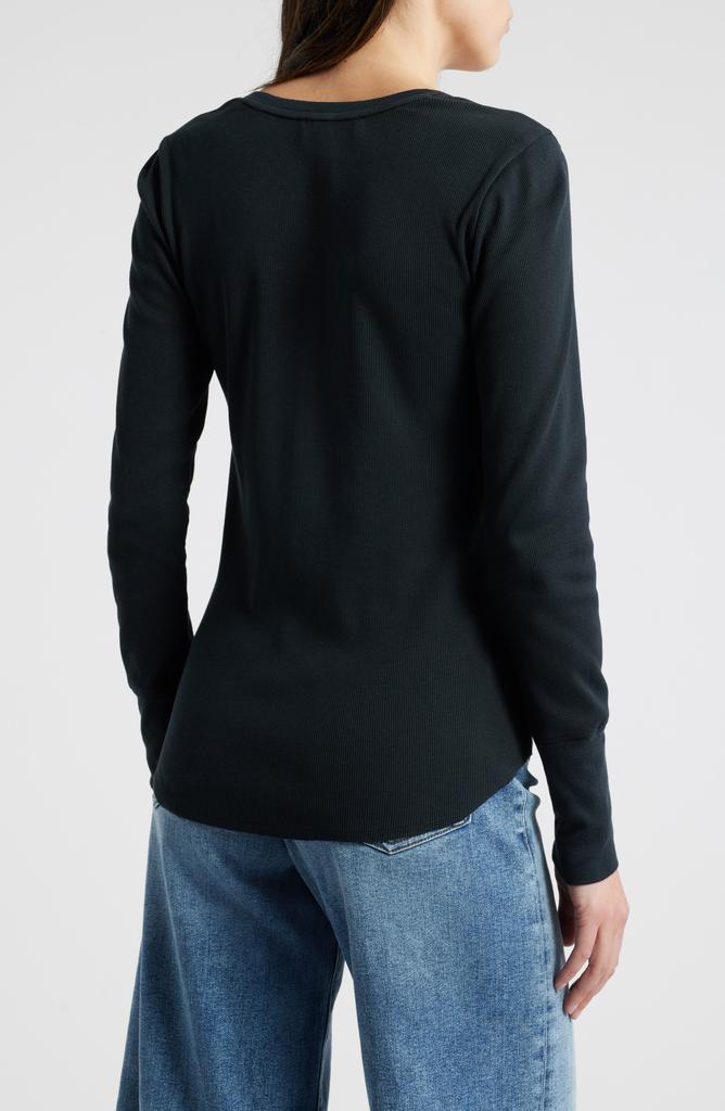 Treasure & Bond Scoop Neck Henley