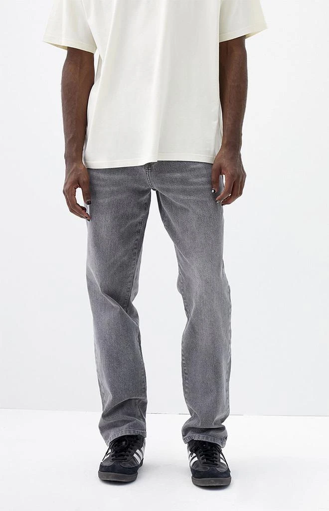 PacSun Gray Wash Straight Jeans 1