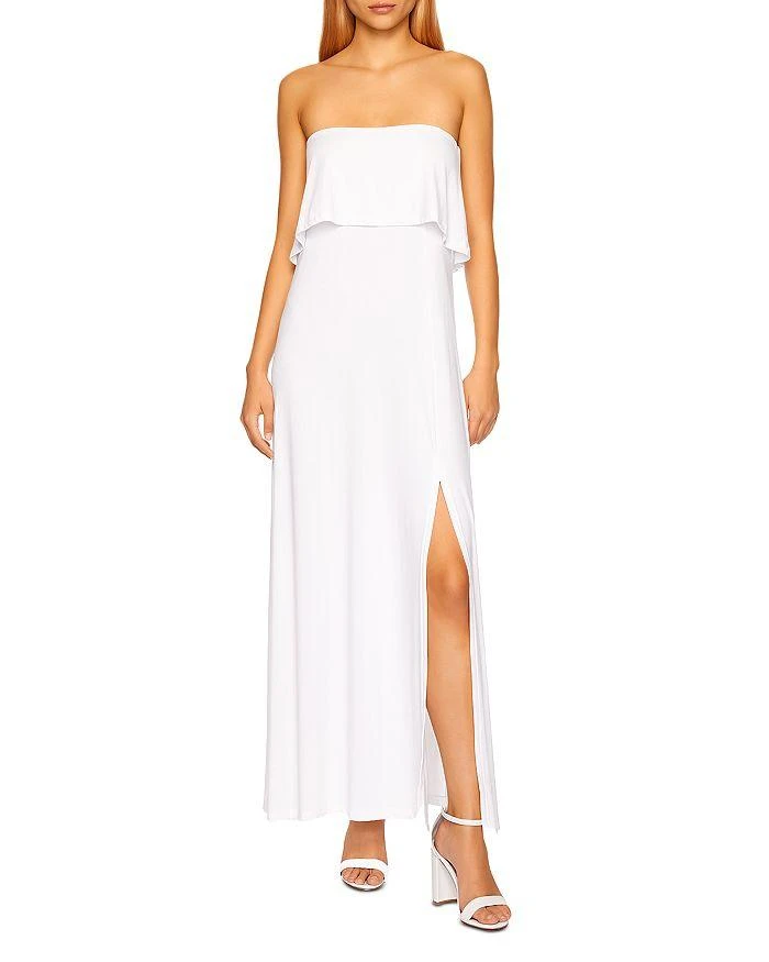 Susana Monaco Strapless Overlay Maxi Dress 3