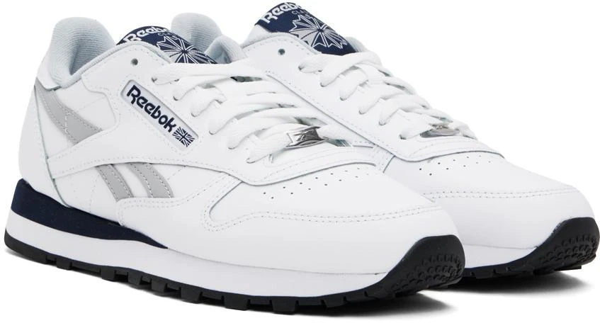 Reebok White Classic Leather Sneakers 4