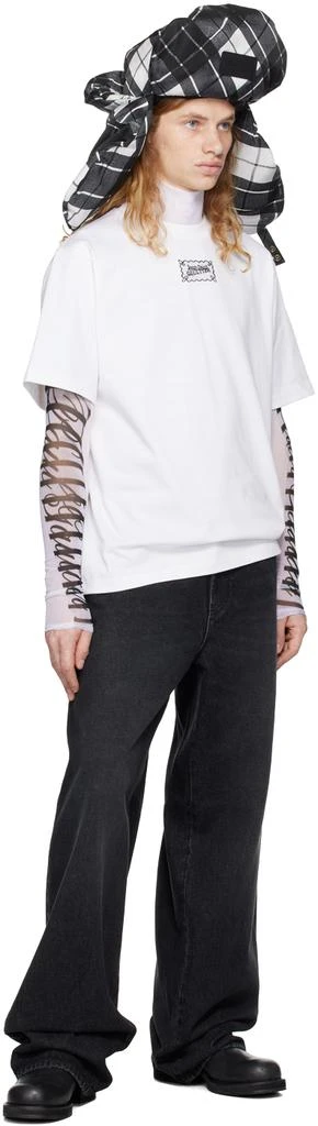 Jean Paul Gaultier White Lace Label T-shirt 5