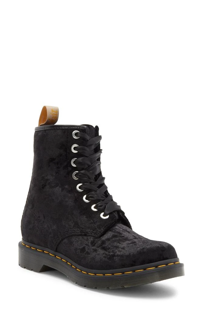 Dr. Martens 1460 Crushed Velvet Combat Boot 1