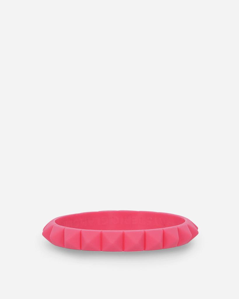 Hysteric Glamour Silicone Studs Bangle Pink