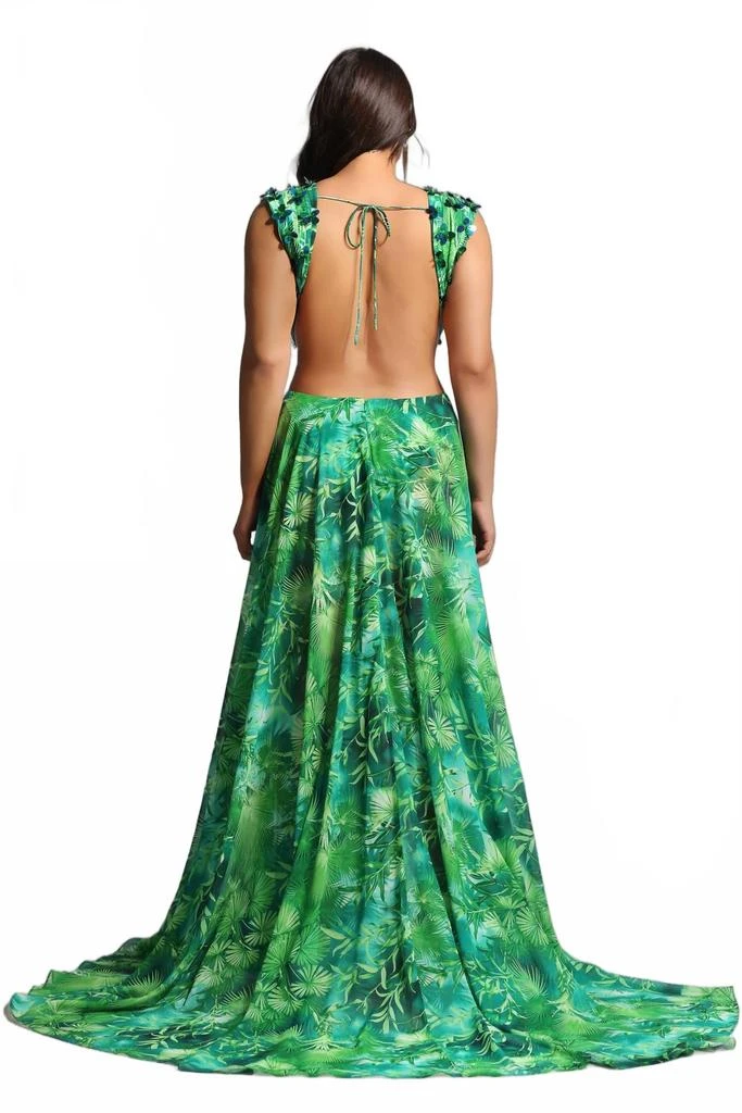 Shop Yoland Printed Embellished Maxi Dress In Green on Sale at BeyondStyle   Get 10% Off Yoland Printed Embellished Maxi Dress In Green with  Limited-Time Flash Deals, Exclusive Discounts, and Special Offers.