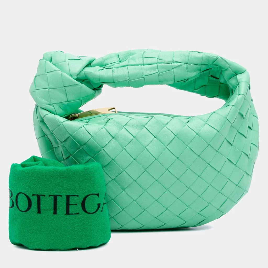 Bottega Veneta Bottega Veneta Green Mini Nappa Intrecciato Jodie 10
