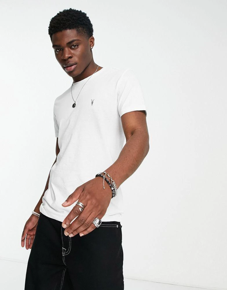 ALL SAINTS AllSaints Tonic crew t-shirt in optic white 1