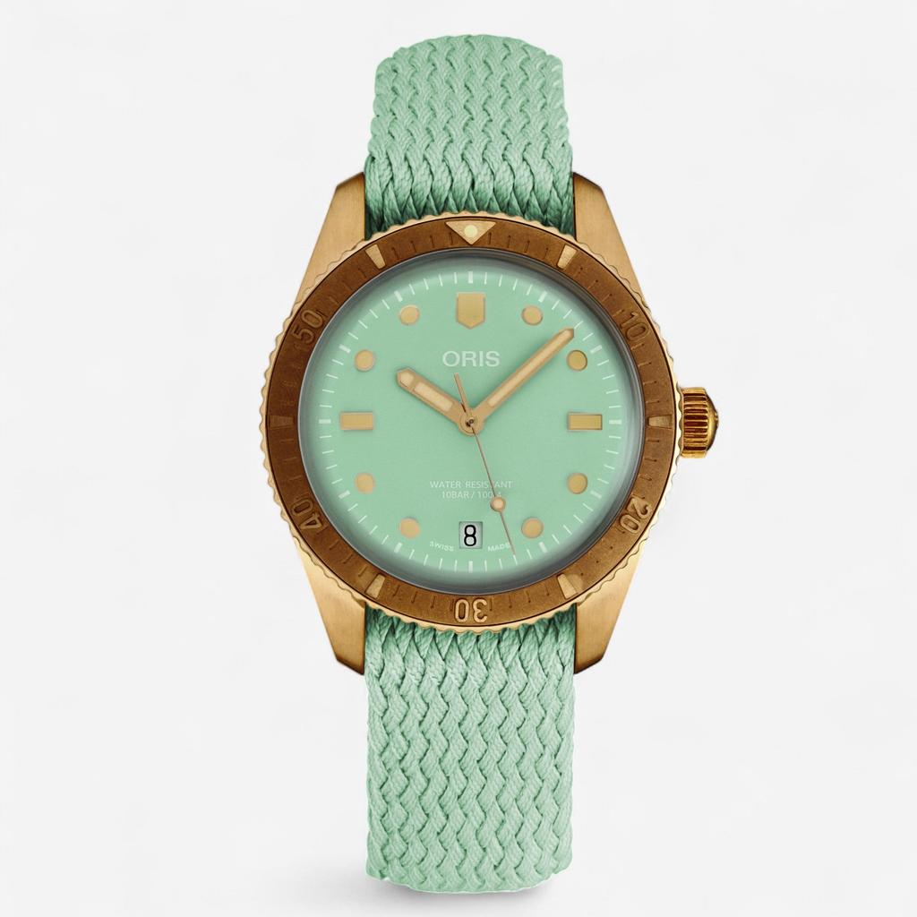 Oris Oris Divers Sixty-Five Bronze Automatic Ladies Watch 73377713157LS