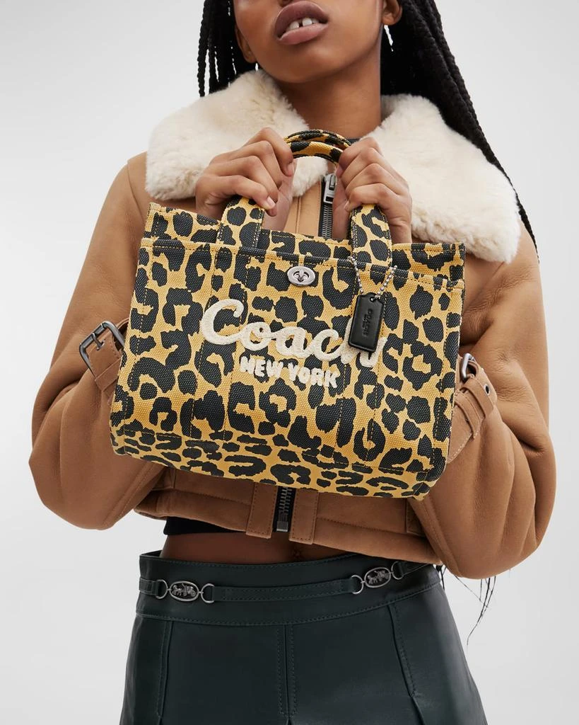 Coach Cargo 26 Leopard Canvas Tote Bag 4