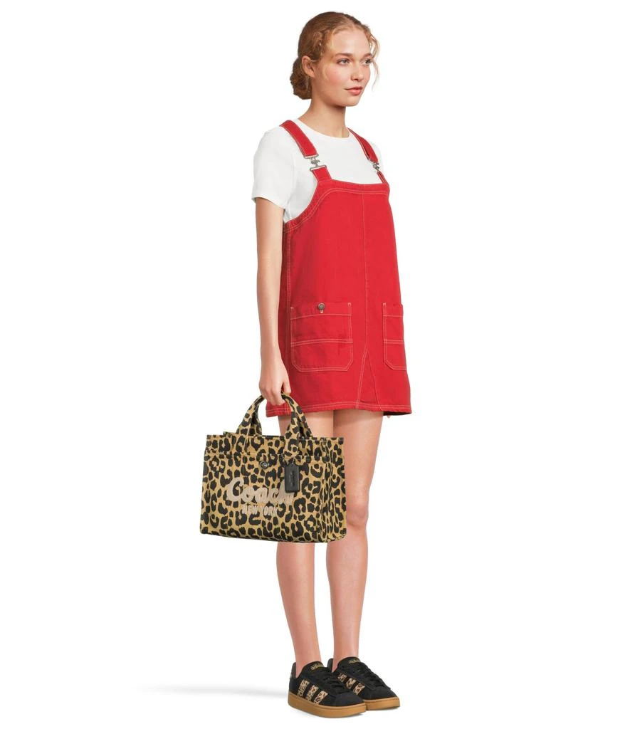 Coach Cargo Tote with Leopard Print 6