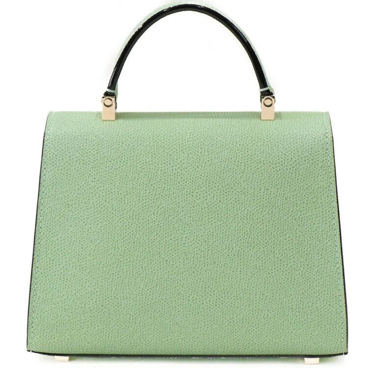 VALEXTRA Micro Iside 2WAY Bag Aqua Green 4